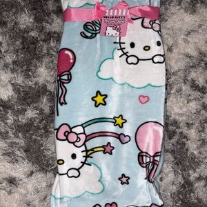 hello kitty throw blanket
